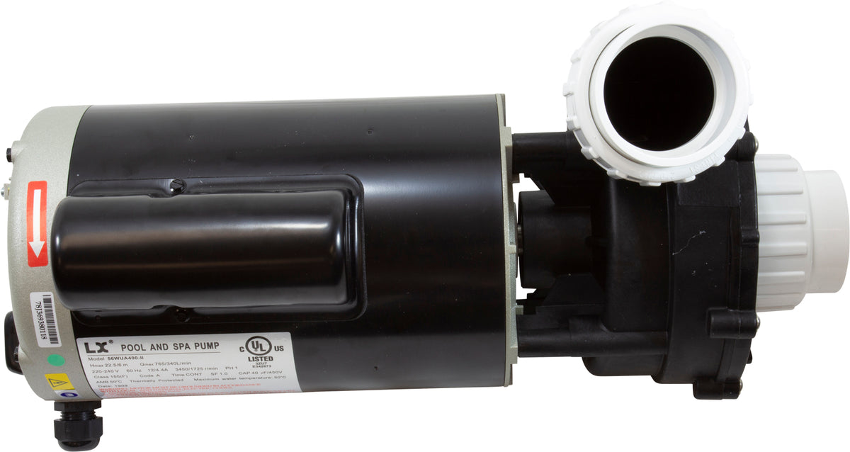 Pump, LX, 2.5HP/4.0HP, 230V, 2-Spd, 12A, 2" In/Out, 56Fr No Feet