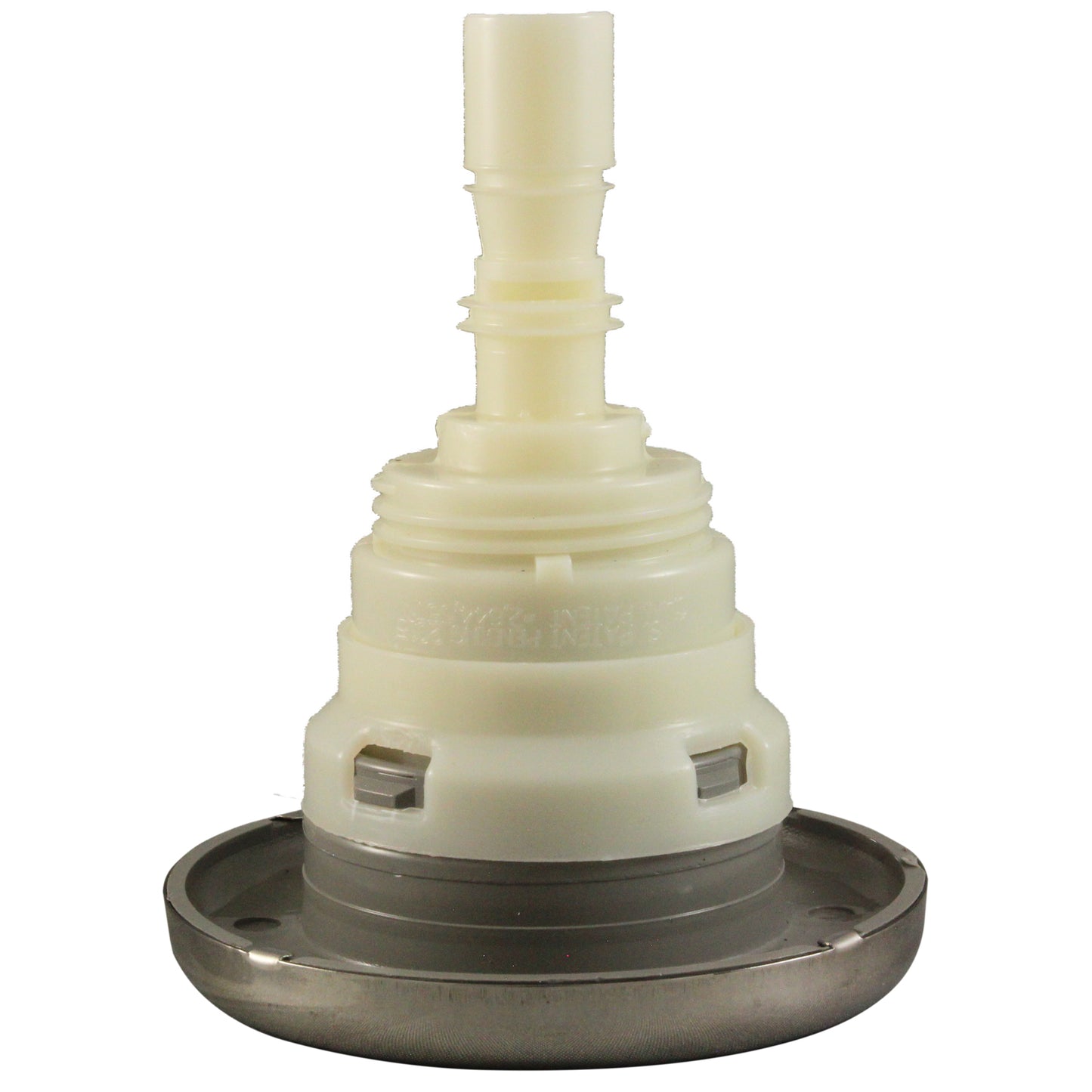 Pistola Jet Intl, WW Poly Strm, 3-3/8" fd, TwinRoto, lisa, acero inoxidable/gris, rosca