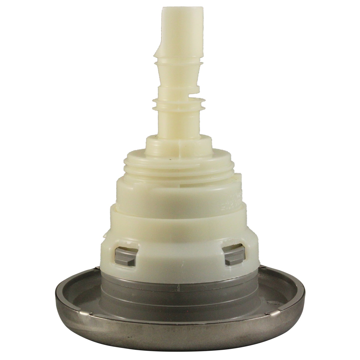 Pistola Jet Intl, WW Poly Strm, 3-3/8" fd, TwinRoto, lisa, acero inoxidable/gris, rosca