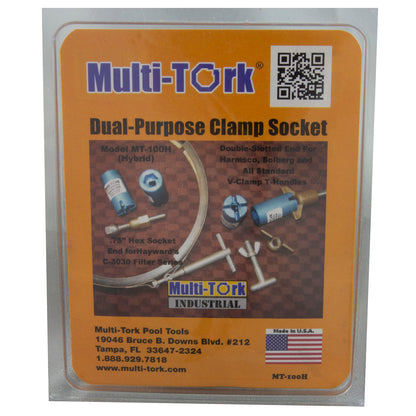 Herramienta Multi-Tork, extremo de zócalo hexagonal de 3/4"/extremo ranurado