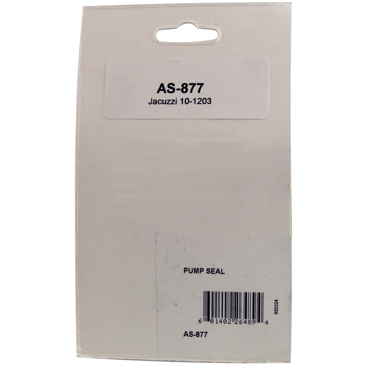 Shaft Seal, Jacuzzi P/8M/ULS/3PJMCH25, Buna