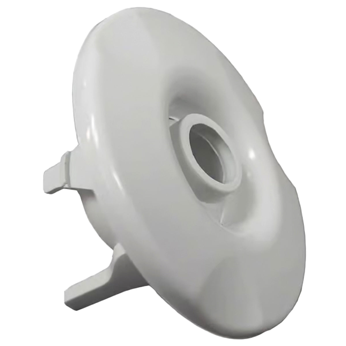 Bath Eyeball & Smooth Escutcheon Assembly-Classic White