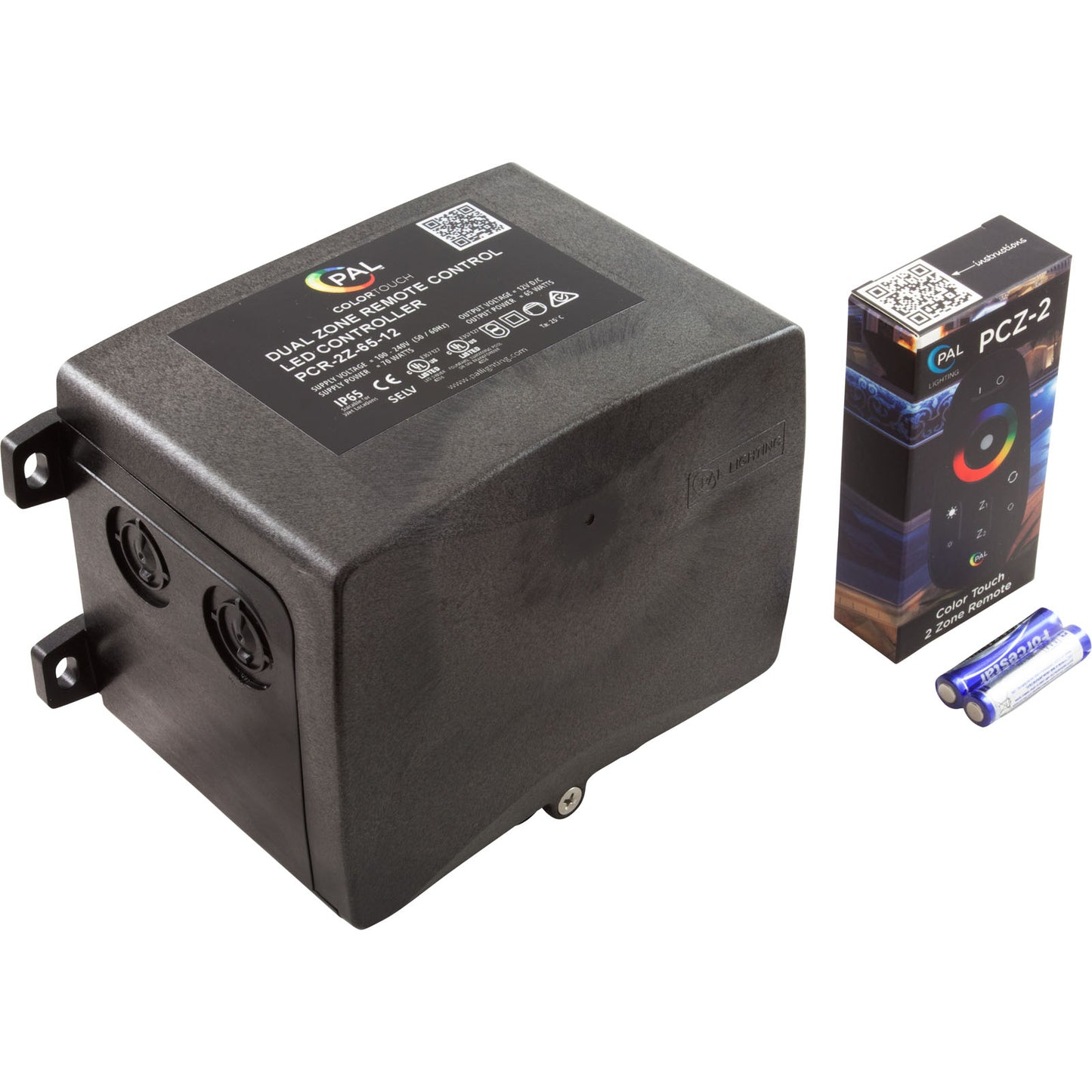Transformateur de commande à distance à double zone multicolore PAL 60 W 12 V CC