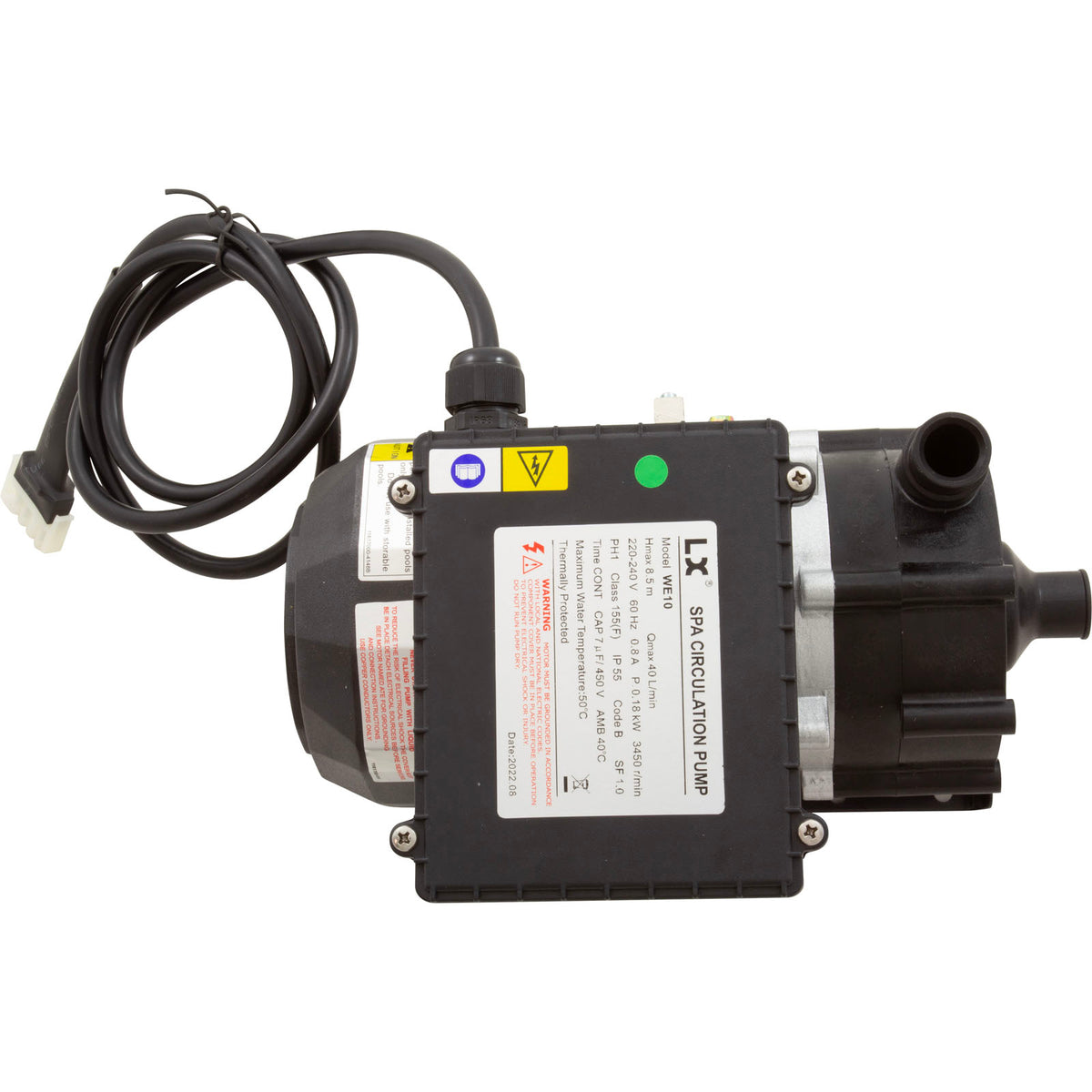 Pump, Circ, LX WE10, 230v, 3450rpm, 0.8A, 3/4"b