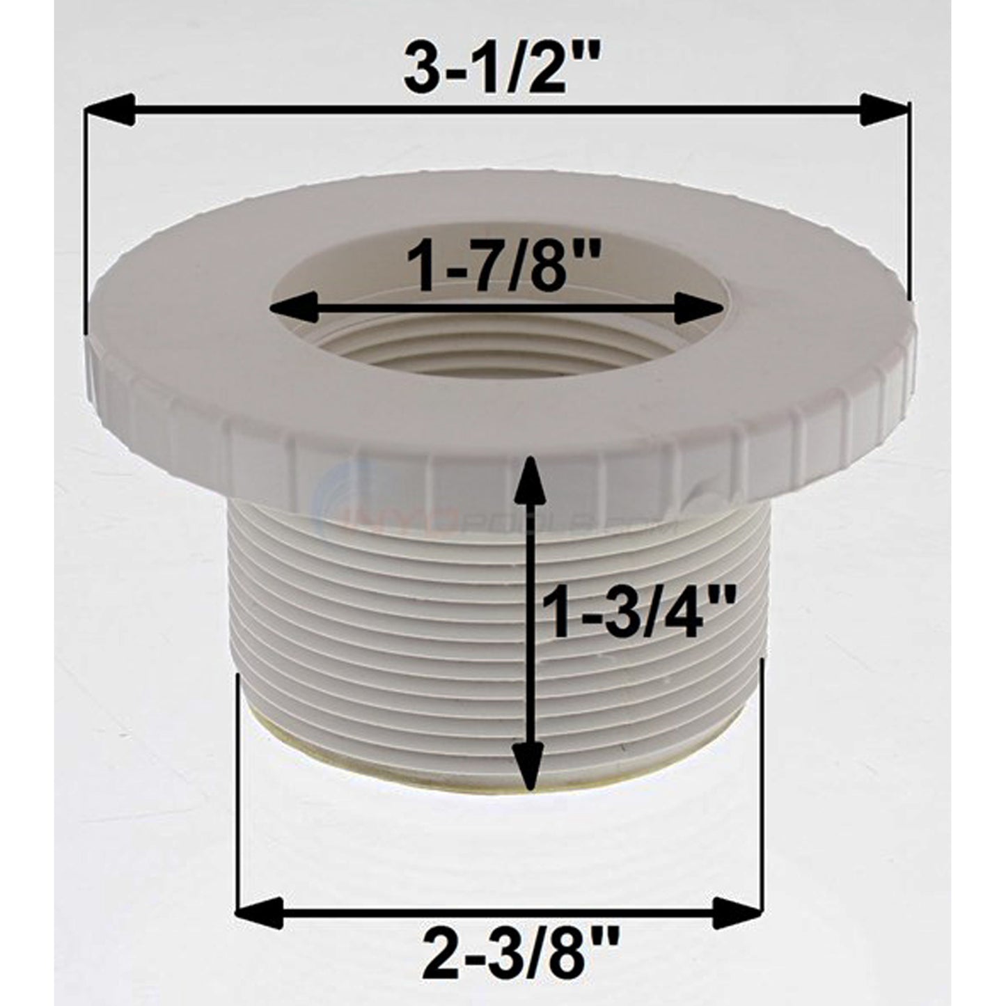 Lens Housing, Pentair Fiberworks, 1-1/2"s, Gunite, White