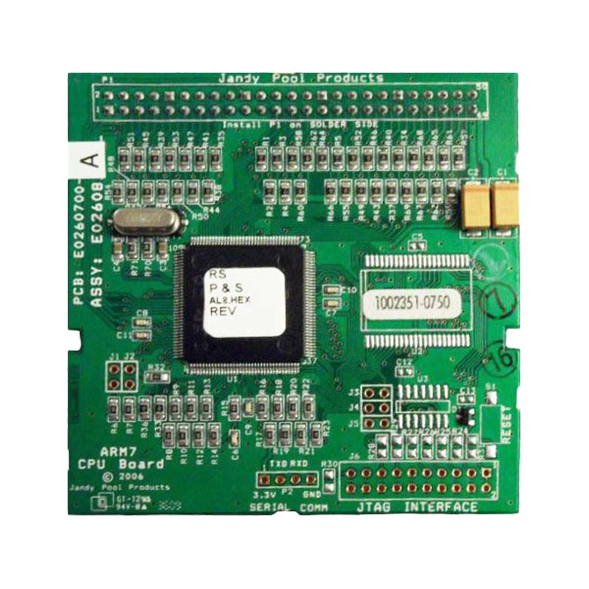 PCB, Zodiac Jandy AquaLink RS4, Pool/Spa Combo, Rev.QQ