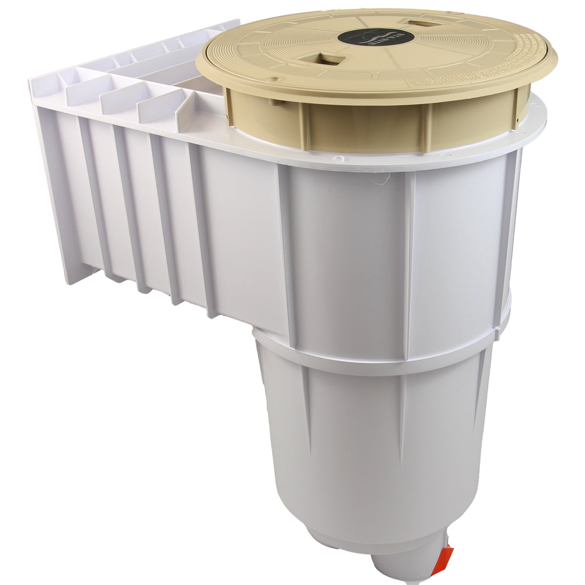 U-3 Skimmer Assembly Tan Lid 2"Slip W/1.5"Slip Reducer