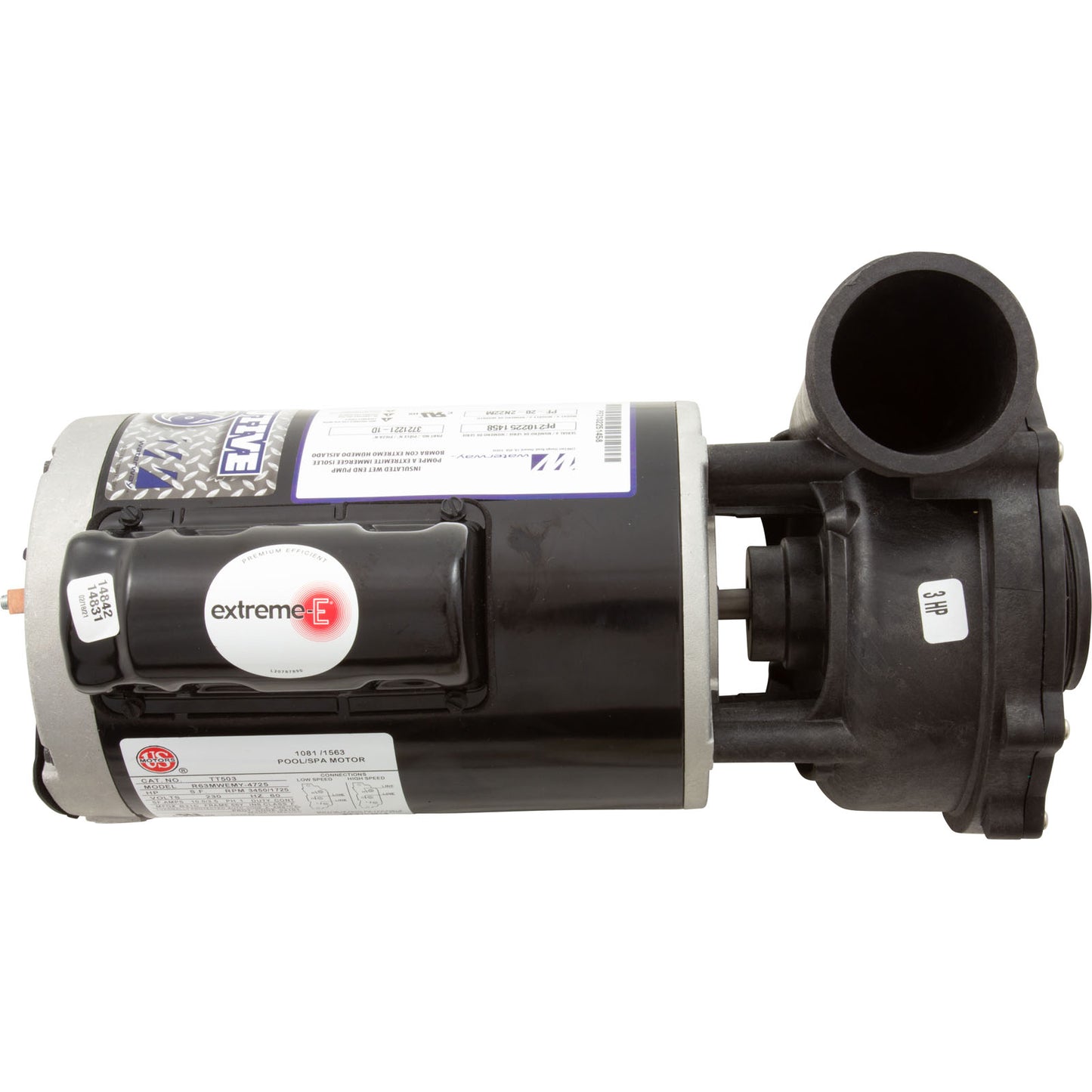 Pump, WW Exec, 3.0hp, 230v, 2-Speed, 56fr, 2", OEM