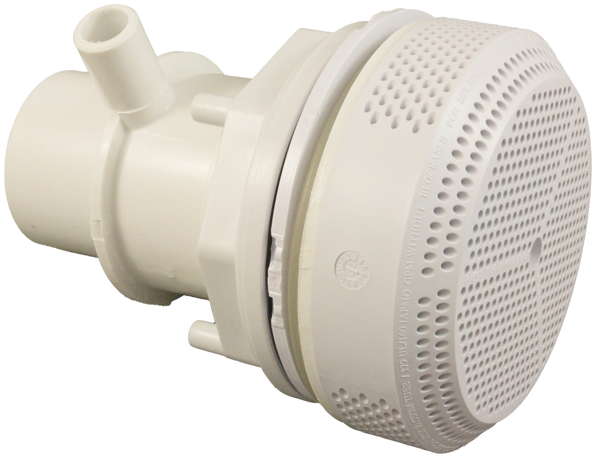 Suction Assembly, BWG, 2", 2-7/8"hs, 211 GPM, White, VGB