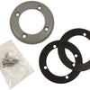 Vinyl Pool Return Faceplate 2Gskt, 4 Screws, Gray
