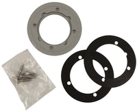 Vinyl Pool Return Faceplate 2Gskt, 4 Screws, Gray