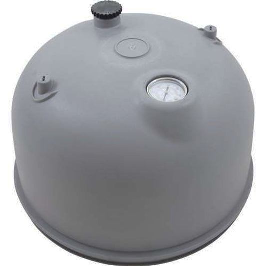 Conjunto de tapa de filtro, Waterway Clearwater II, cartucho pequeño, gris