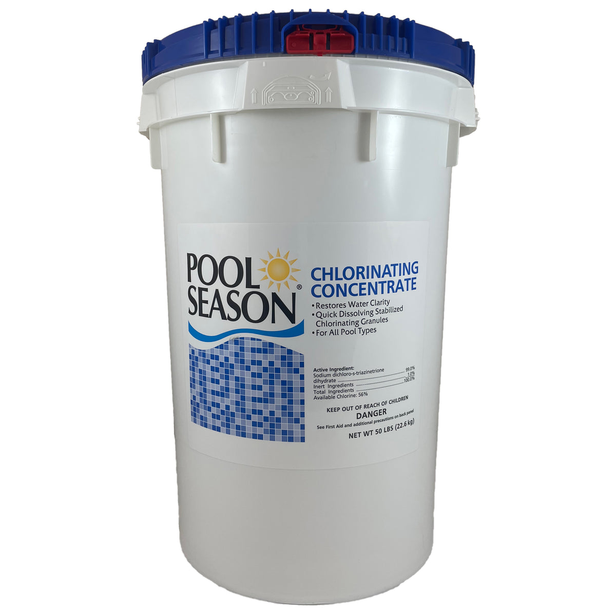 Pool Season 47251320 50 lb Pail Chlorinating Concentrate