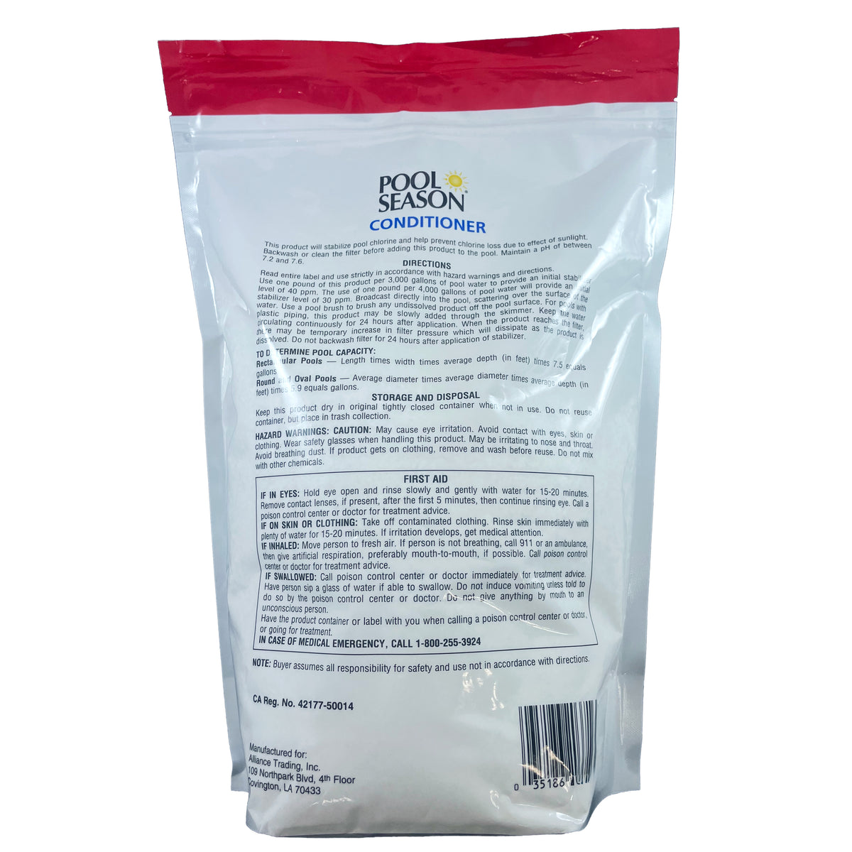 Pool Season 47251350 5 lbs Conditioner Pouch