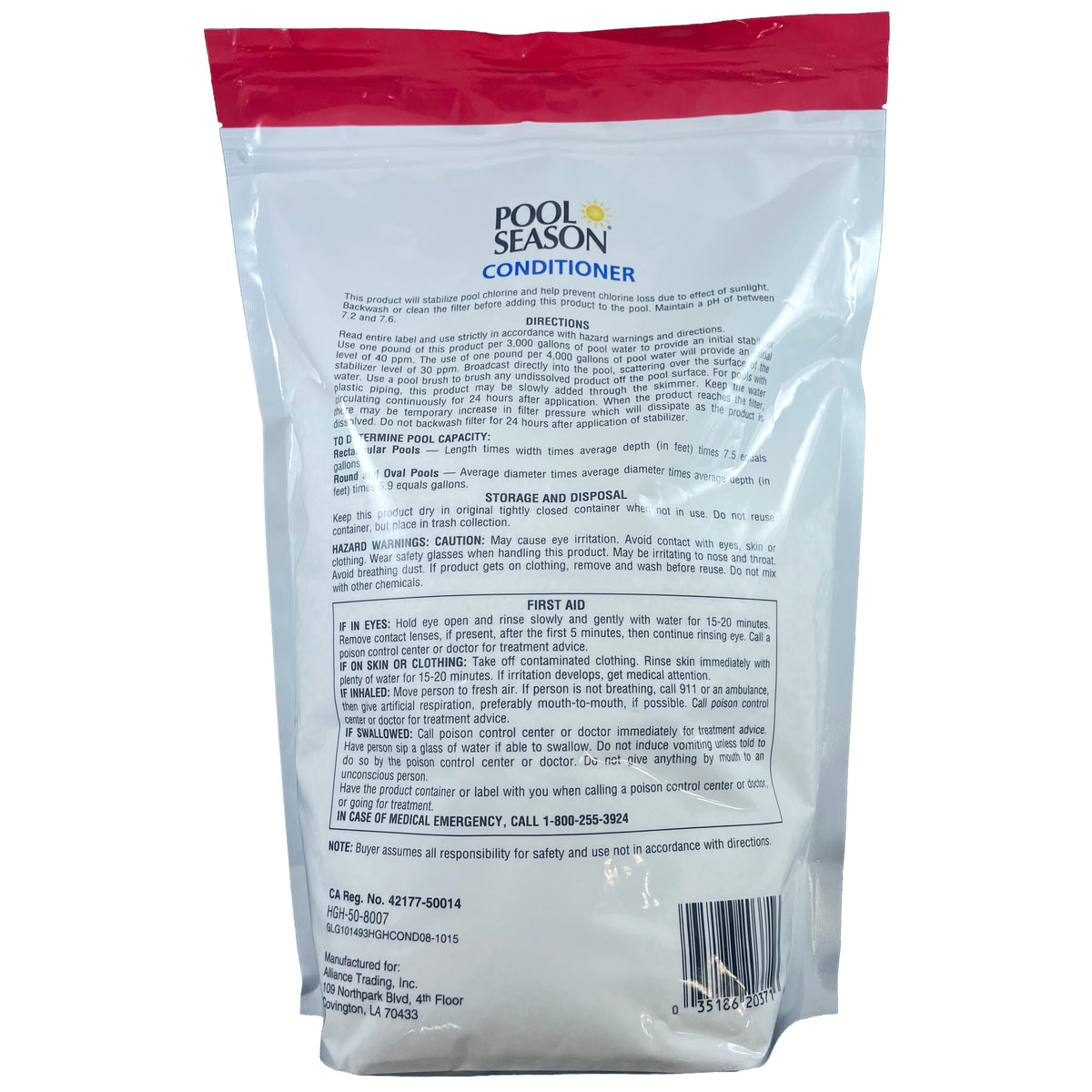 Pool Season 47251360 8 lbs Conditioner Pouch