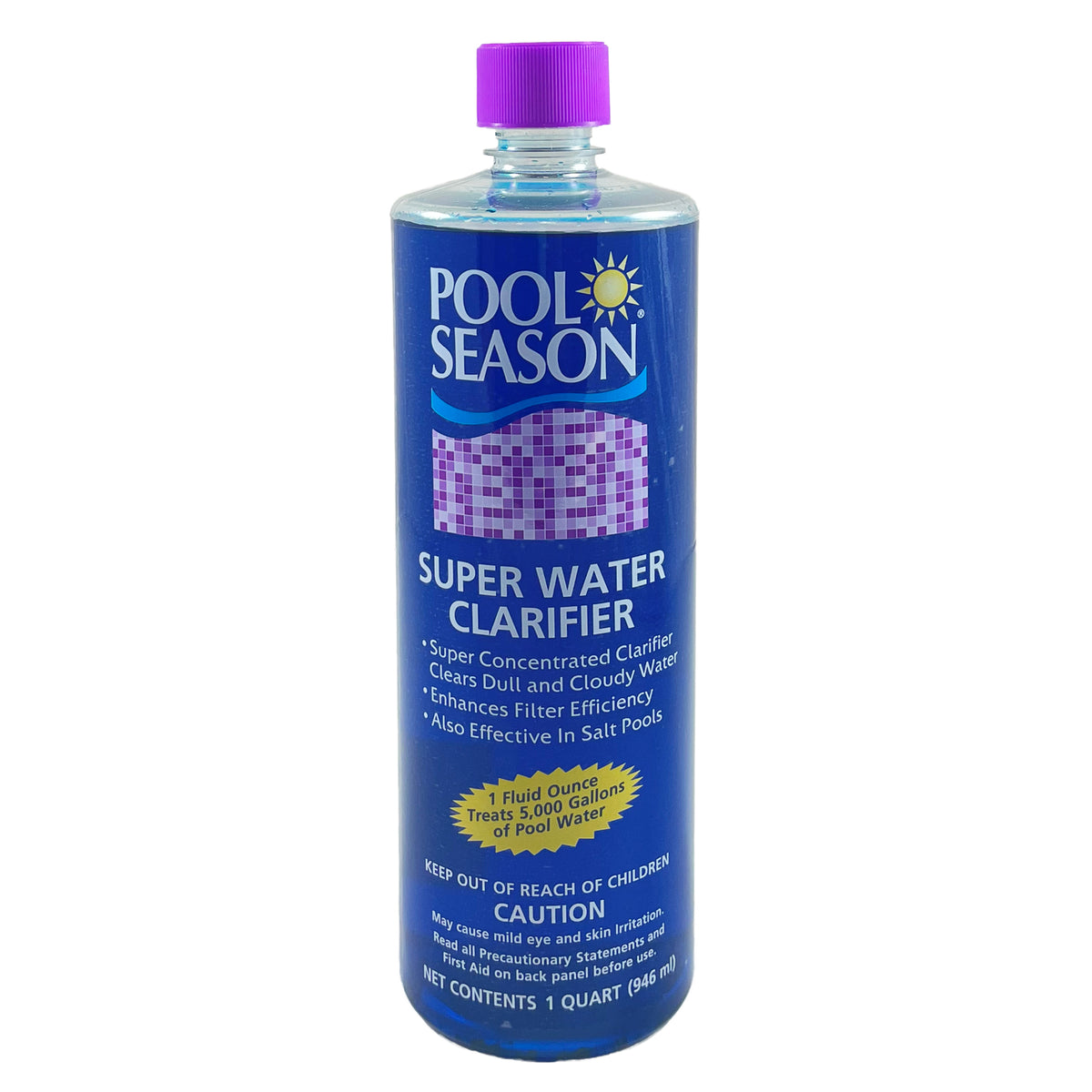 Pool Season 47246110 1 qt Bottle Super Water Clarifier