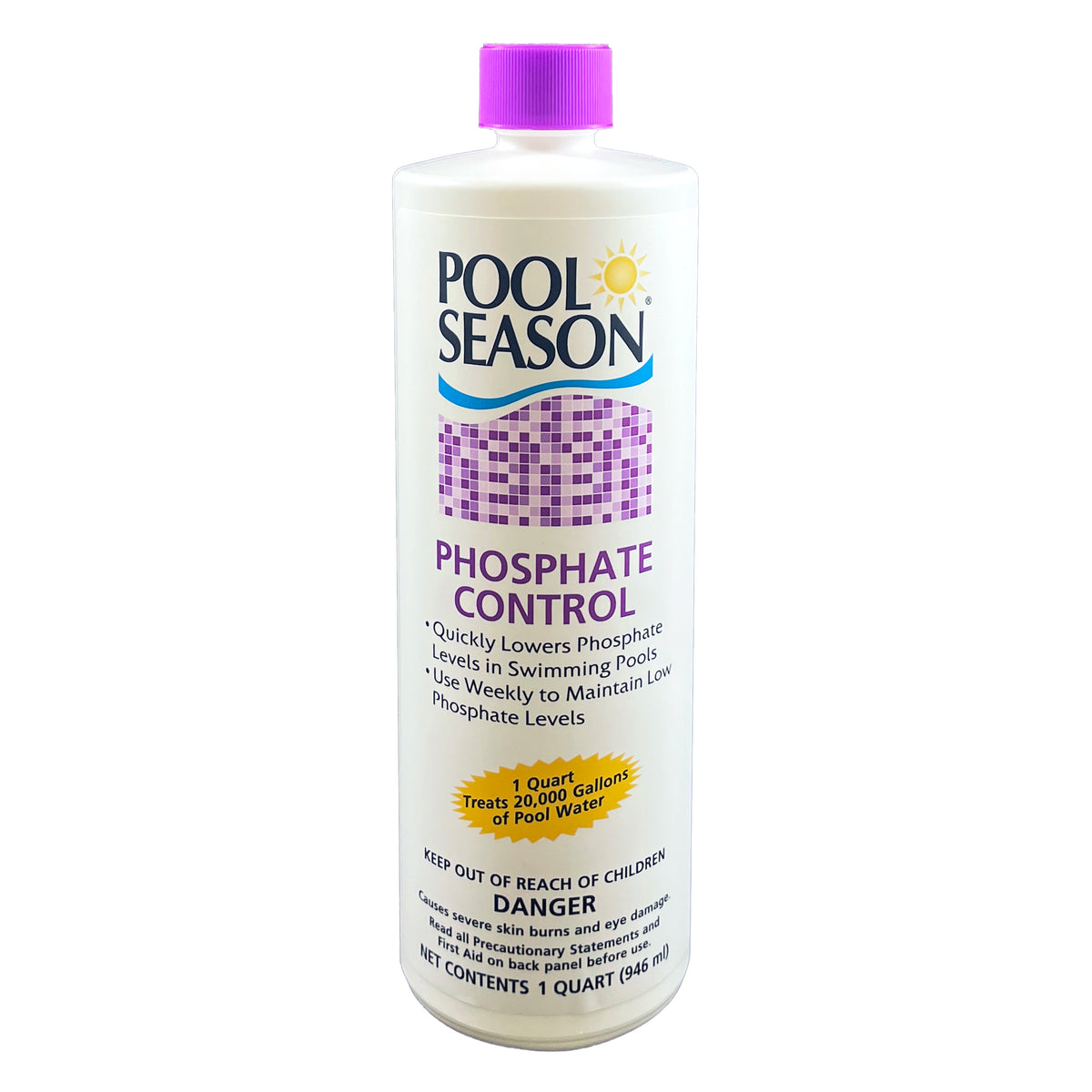Pool Season 47246150 1 qt Bottle Phosphate Control
