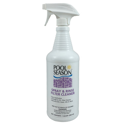 Pool Season 47251480 1 qt Spray 'N Rinse Filter Cleaner Bottle