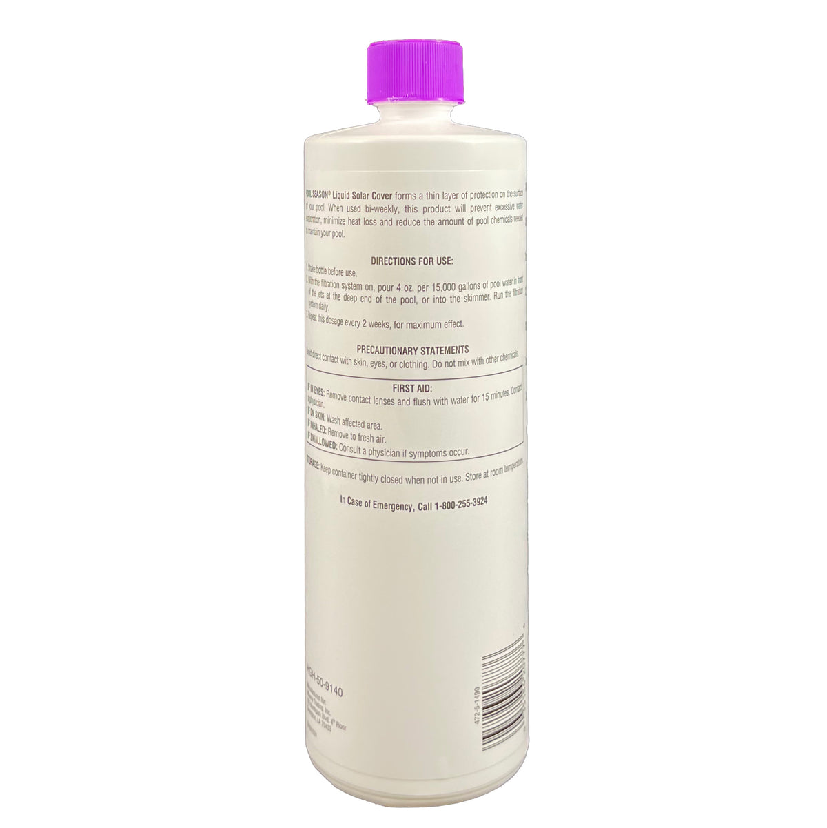 Pool Season 47251490 1 qt Liquid Solar Cover Cleaner