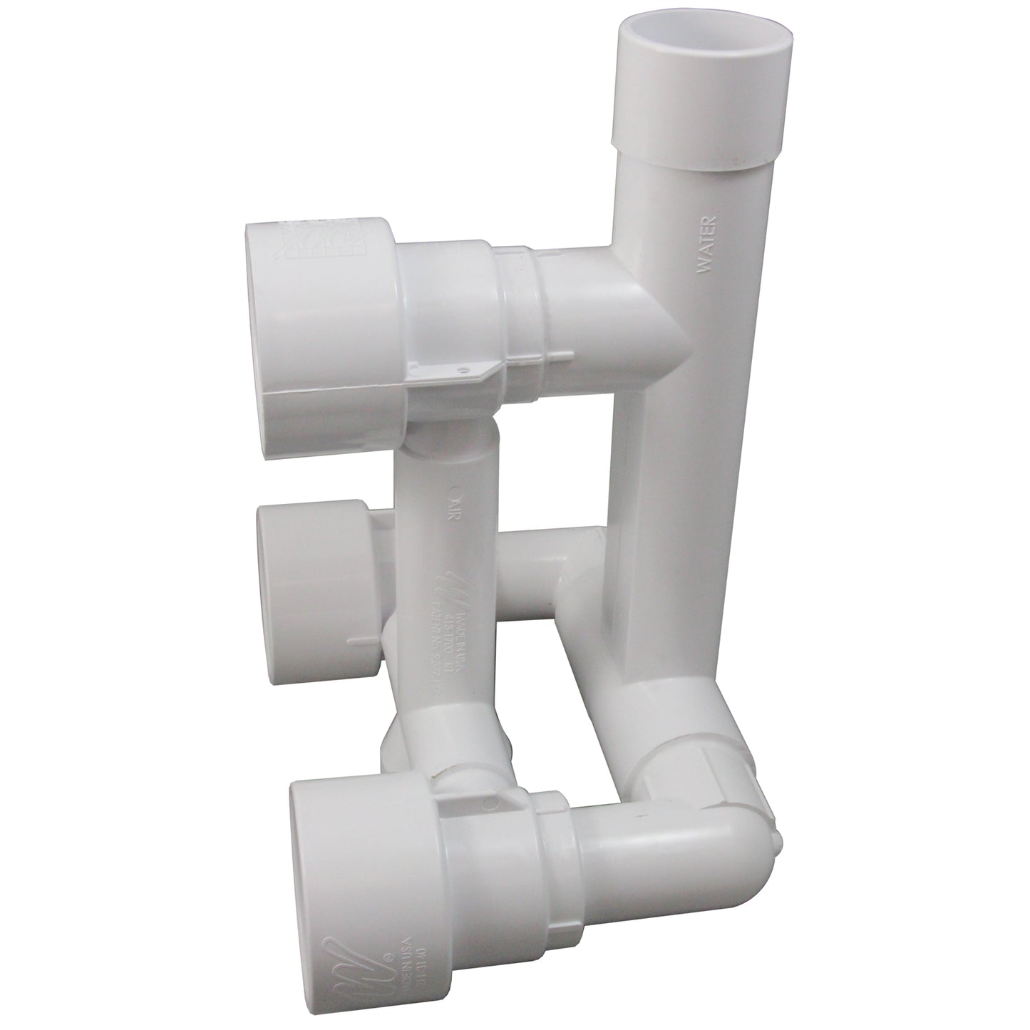 3 Jet Manifold Sys, Waterway, 7", a1-1/2"s x w2"sp, w/Intls