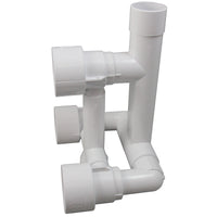 3 Jet Manifold Sys, Waterway, 7", a1-1/2"s x w2"sp, w/Intls