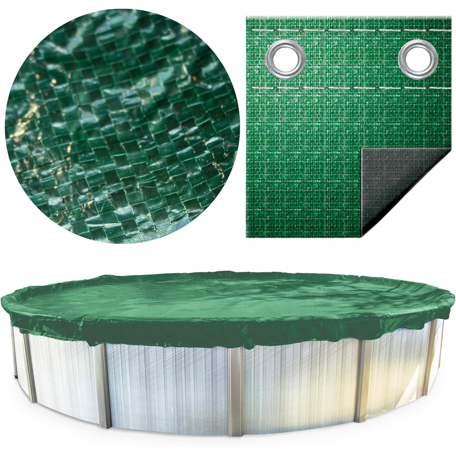 PCO1215 Swimline 12ft Round ABG Supremeguard Green