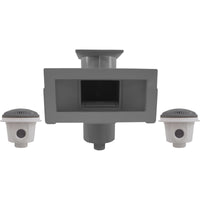 Wide Track Auto-Skim W/Main Drain & Fittings DGray