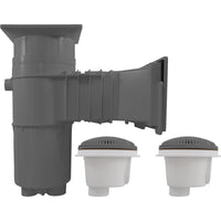 Wide Track Auto-Skim W/Main Drain & Fittings DGray