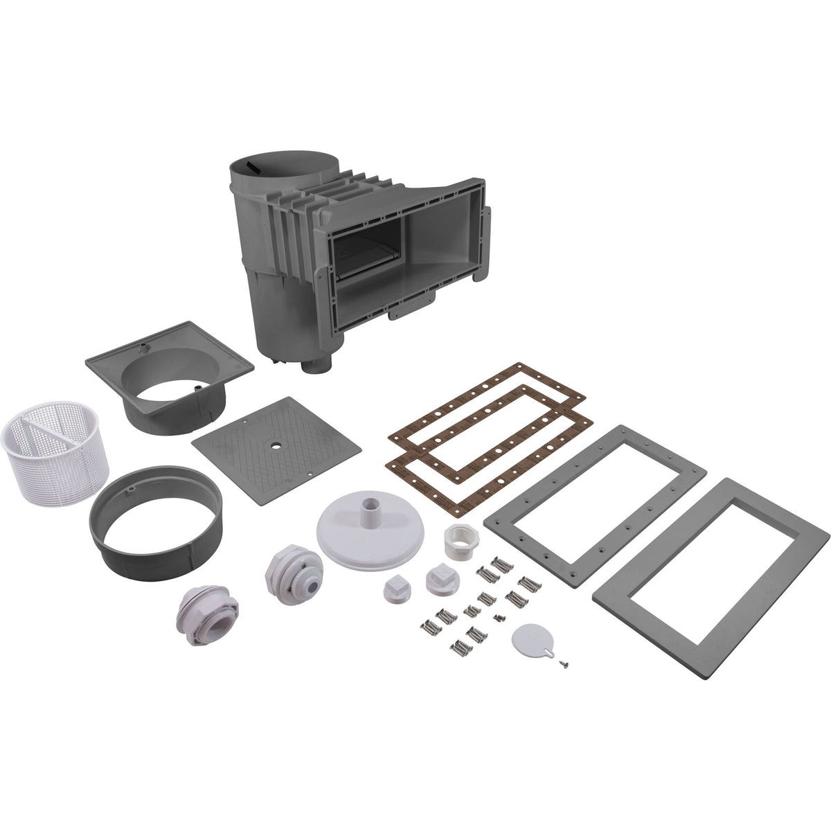 Wide Track Auto-Skim W/Main Drain & Fittings DGray