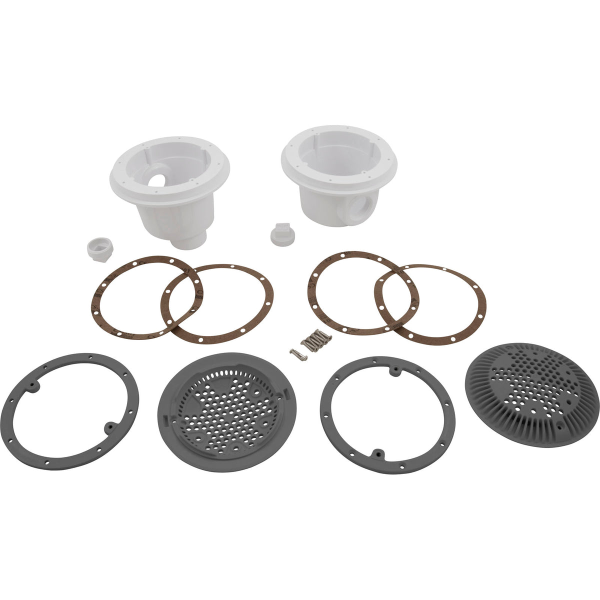 Wide Track Auto-Skim W/Main Drain & Fittings DGray