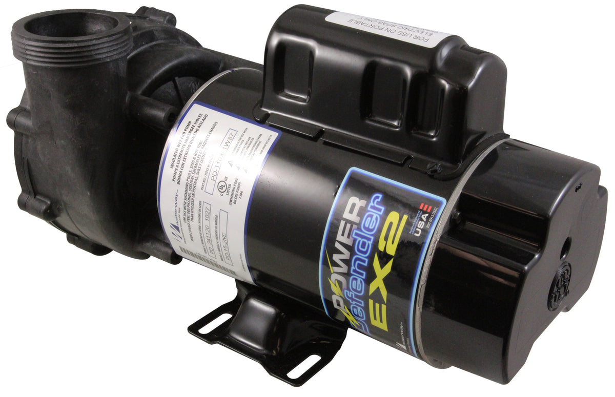 Pump, Waterway Power Defender EX2, 1.5SPL, 115V, 2-Spd, 4ft Cord