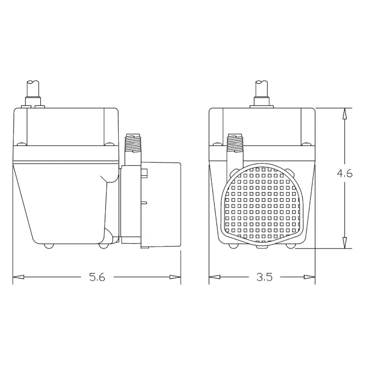 502103 300Gph 115V Pump 6' Cord 2E-N Little Giant Submersible Pump