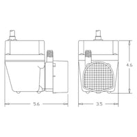 502103 300Gph 115V Pump 6' Cord 2E-N Little Giant Submersible Pump