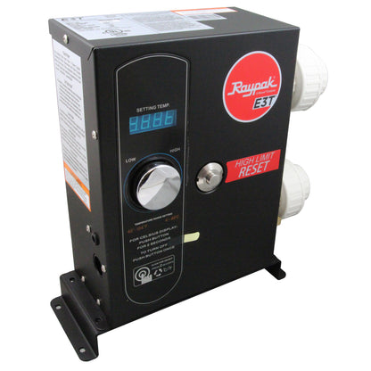 Digital Electric Heater, Raypak E3T 0011, 11kW, Titanium, 1.5"