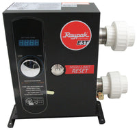 Digital Electric Heater, Raypak E3T 0011, 11kW, Titanium, 1.5"
