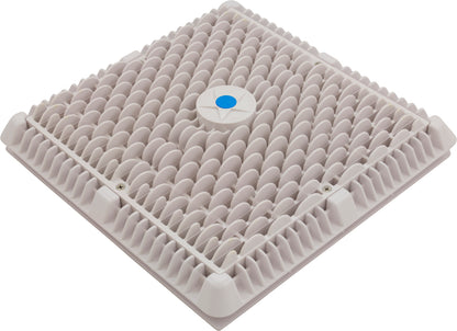 Main Drain Assembly, Aquastar, 12" Square Wave, White