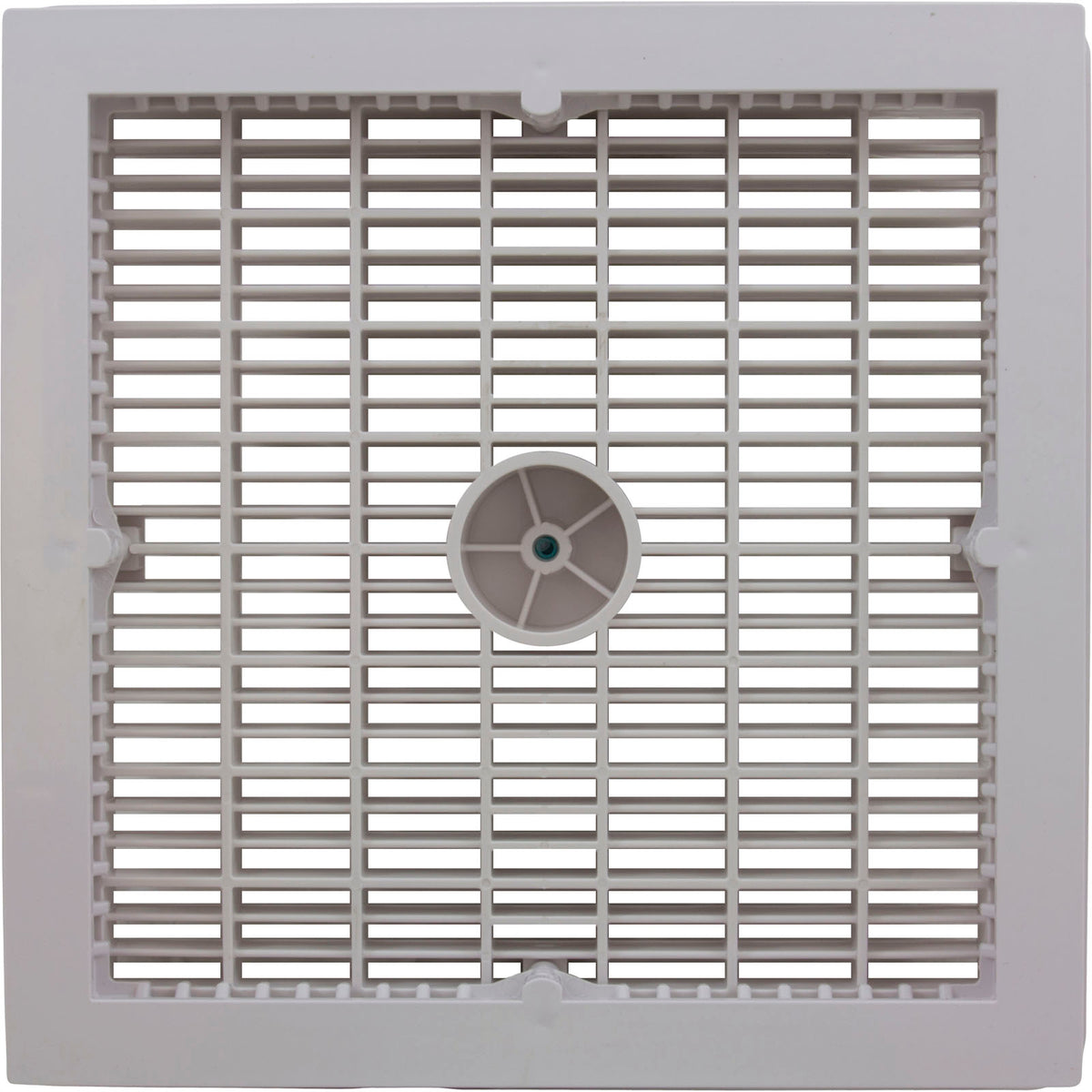 Main Drain Assembly, Aquastar, 12" Square Wave, White