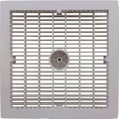 Main Drain Assembly, Aquastar, 12" Square Wave, White