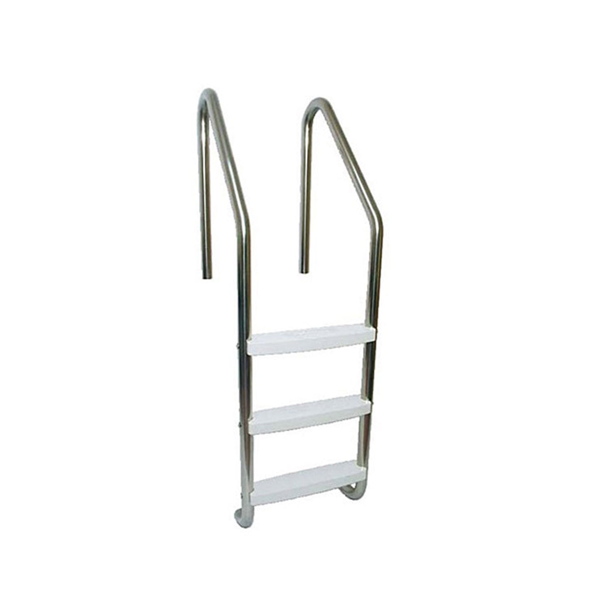 Escalera comercial SR Smith de 23 pulgadas y 3 escalones de acero inoxidable con tubo de 0,065"