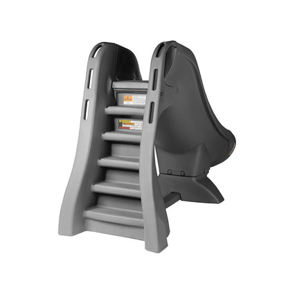 660-209-5820 Tobogán para piscina enterrada extraíble Slide Away SR Smith gris topo