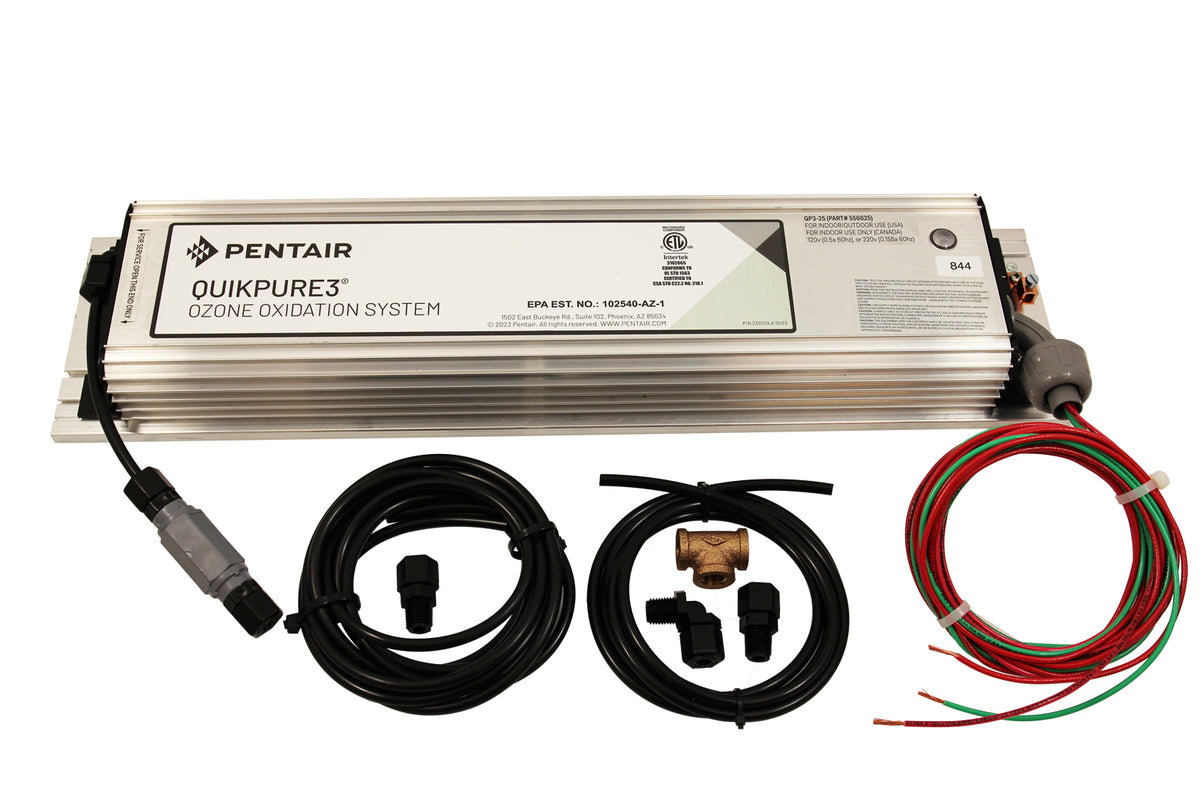 Ozonator, QuikPure3, 115v/230v, 25K Gallons, Bare Cord