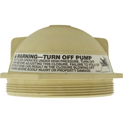 Tank Lid, Pentair Triton II, 6", "V" Thread, Tan