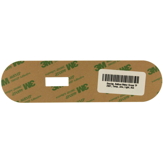 Overlay, Balboa Water Group TP260T, Temp, Jets, Light, Aux