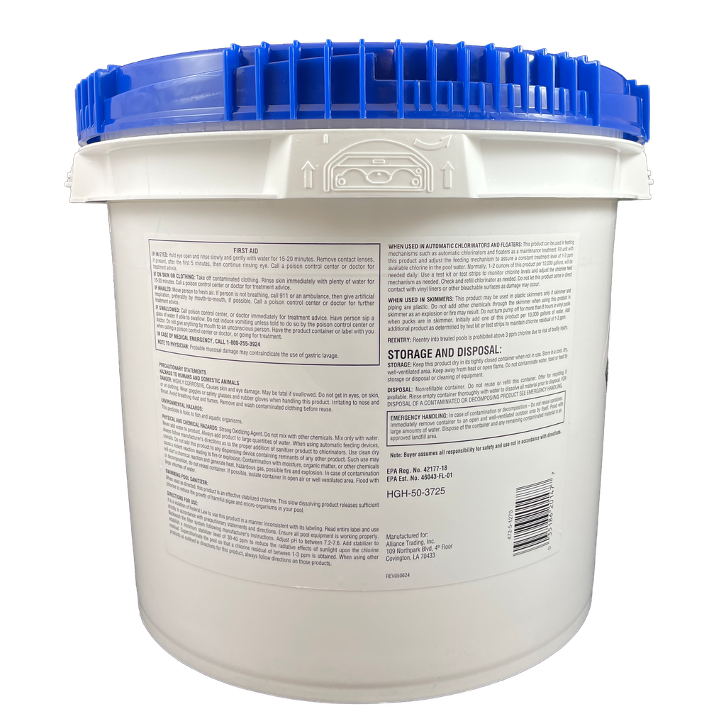 Pool Season 47251270  25 lbs 3" Giant Size Chlorinating Wrapped Tablets