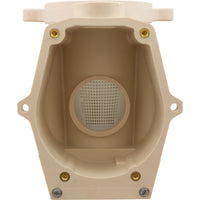 Trap/Pump Body, Pentair Purex IntelliFlo VF/VS, Almond