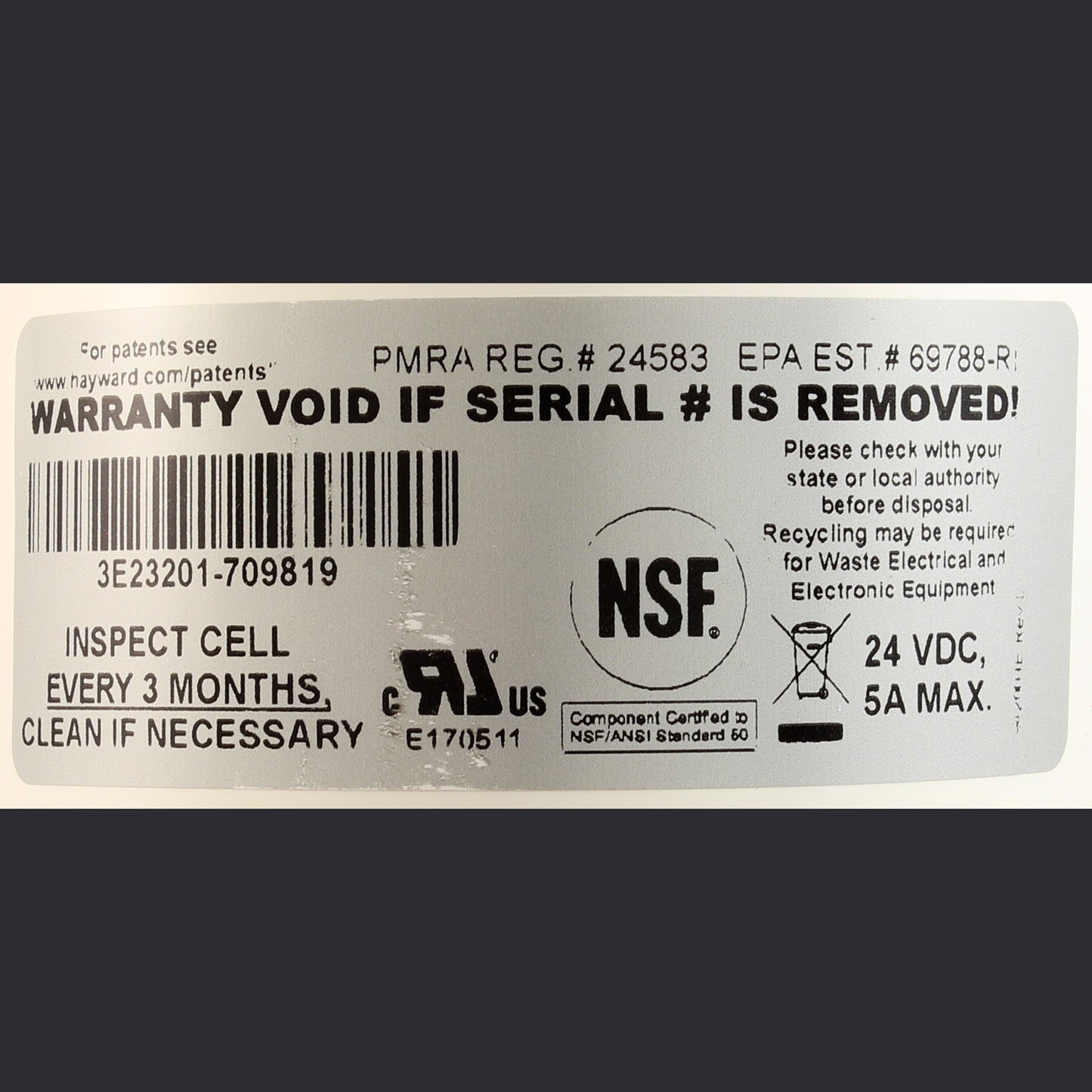 Turbocell, Hayward AquaRite/Logic Replacement, 15000 Gal