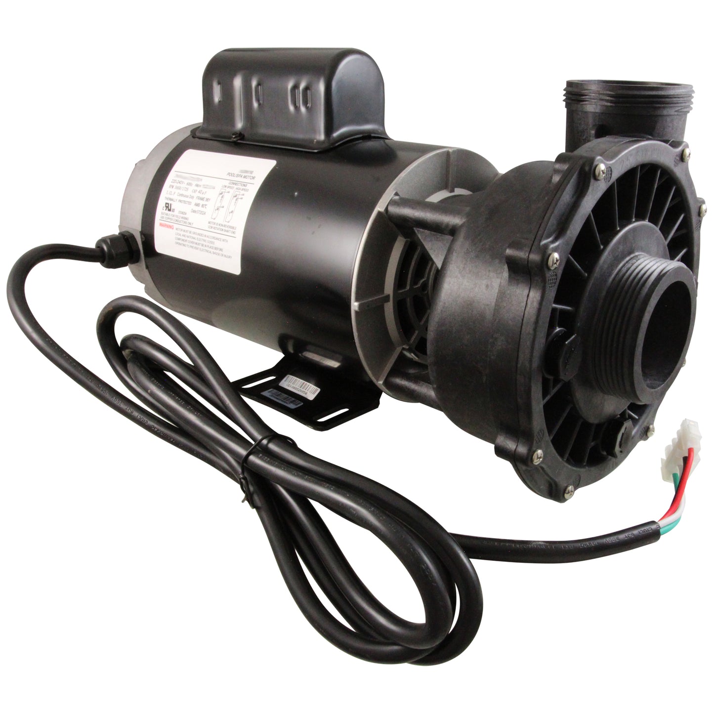 Pump, WW Executive, 3.0hp, 230V, 2-Spd, 56Fr, 2", 8ft Cord