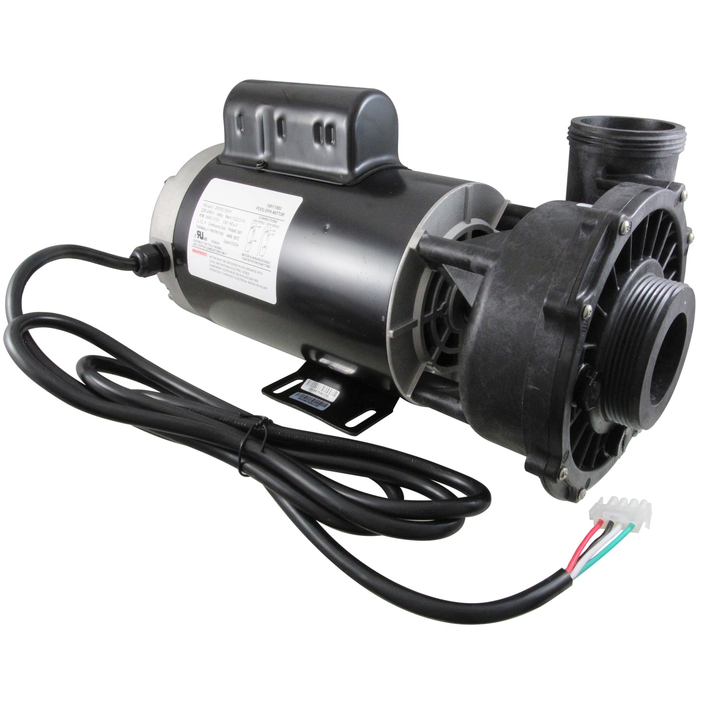 Pump, WW Executive, 3.0hp, 230V, 2-Spd, 56Fr, 2-1/2", 8ft Cord