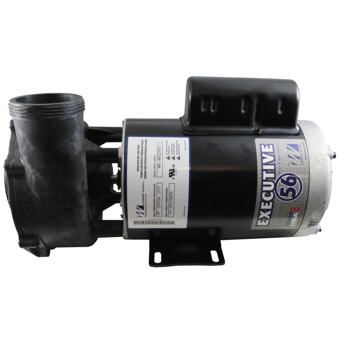 Pump, WW Executive, 3.0hp, 230V, 2-Spd, 56Fr, 2-1/2", 8ft Cord