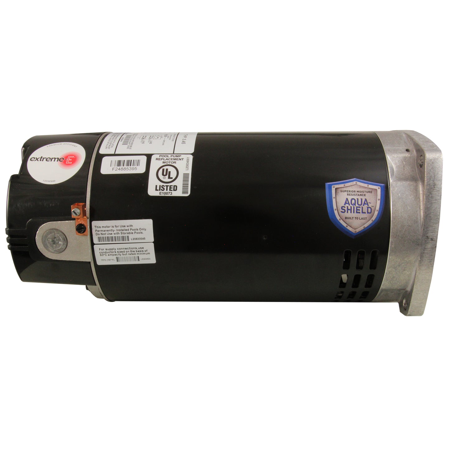 Motor, US Motor, 3.0hp, 208-230v, 56YFr, SQFL, Full Rate, PE